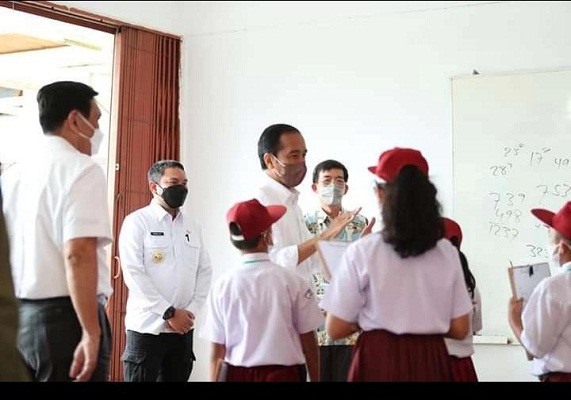 Presiden Jokowi Kagum atas Kemampuan Berhitung Cepat Putra-Putri Pakpak Bharat