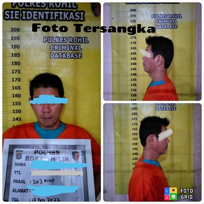 Resahkan Warga, Diduga Bandar Chips Higgs Domino di Pulau Halang Ditangkap Polisi