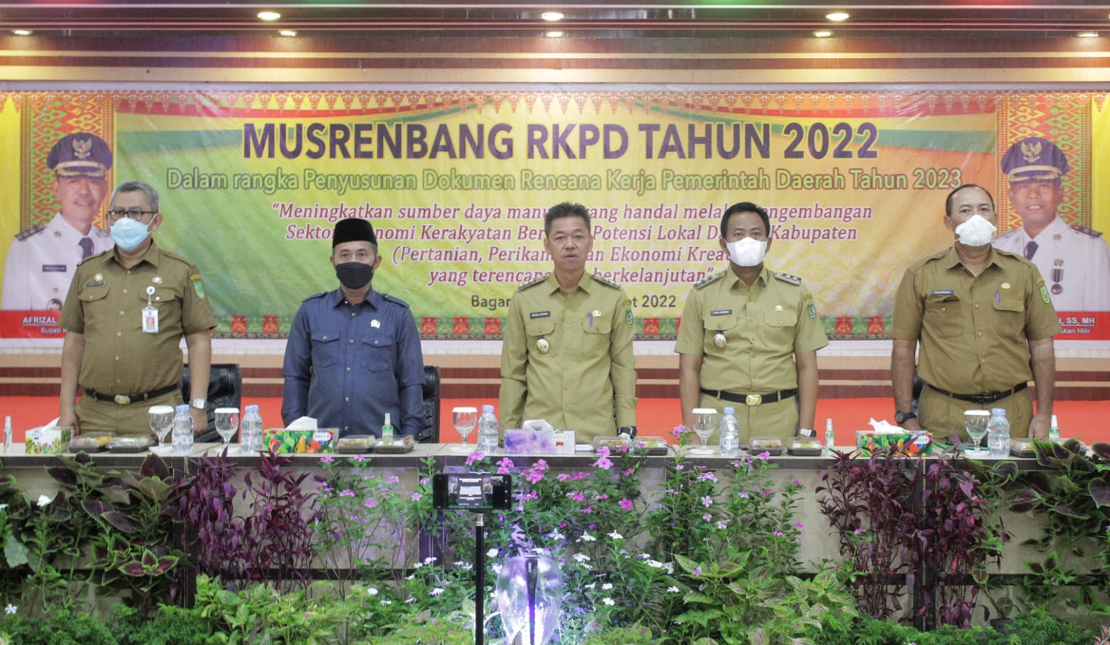 Bupati Rohil Buka Musrenbang RKPD Tahun 2022 dalam Rangka Penyusunan Dokumen Renja 2023