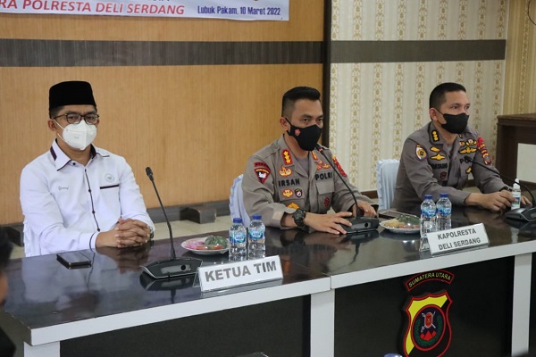 Kompolnas Lakukan Penelitian Peran Pimpinan Polresta Deli Serdang