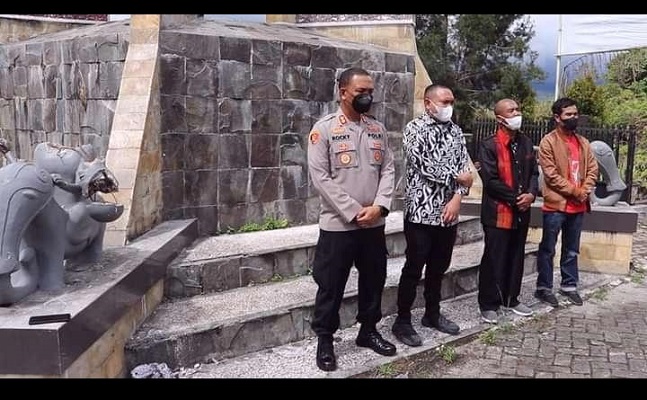 Monumen Pemekaran Kabupaten Pakpak Bharat Dirusak OTK
