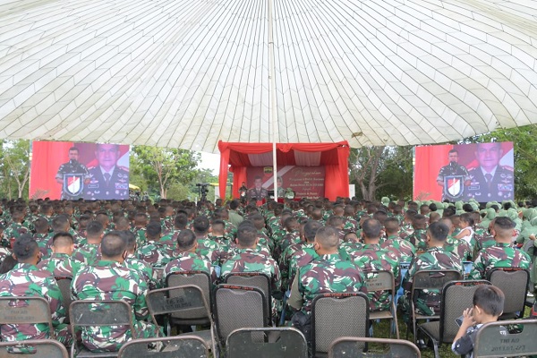 Pangdam I/BB Lepas Sebanyak 400 Prajurit ke Papua Barat