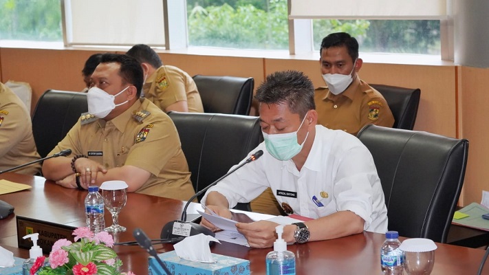 Serahkan LKPD Unaudited, Bupati Berharap Rohil kembali Raih Opini WTP