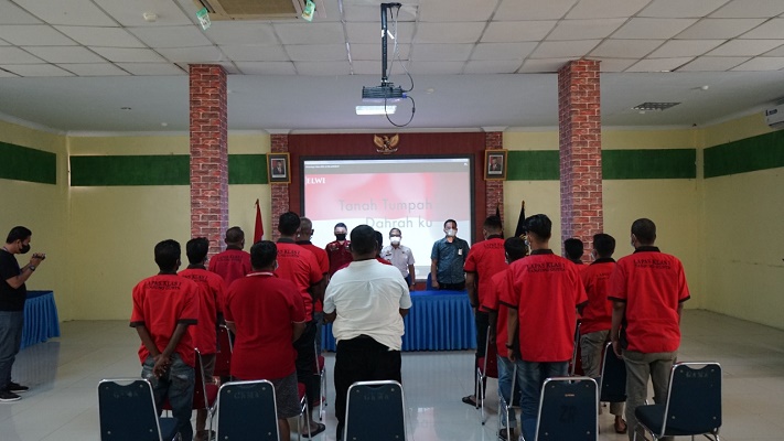 WBP Lapas I Medan Menerima Remisi Khusus Keagamaan