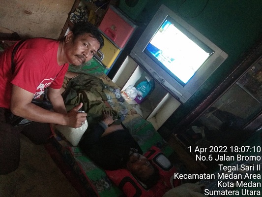 Dalam Rangka Menyambut Bulan Suci Ramadan 1443 H, Markos Situmorang Mengadakan Pembagian Tali Kasih