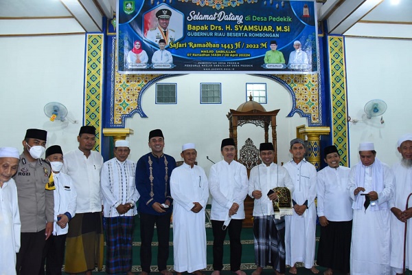 Dandim Bengkalis Turut Dampingi Gubenur Riau Saat Safari Ramadhan Perdananya