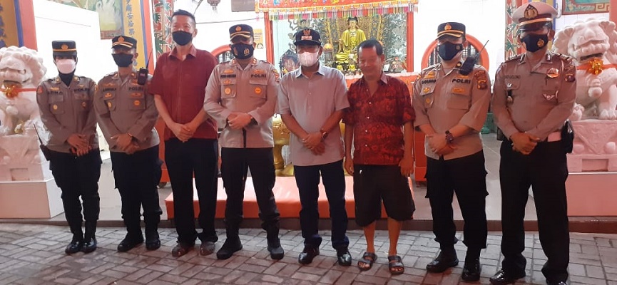Kapolres Binjai Beserta Walikota dan Dandim serta Pju Polres Binjai Cek Situasi Malam Tahun Baru Imlek