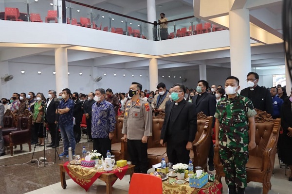 Kapolresta Deli Serdang Hadiri Perayaan Paskah Oikumene Umat Kristiani Deli Serdang