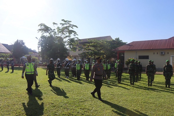 Polresta Deli Serdang Melaksanakan Apel Gelar Pasukan