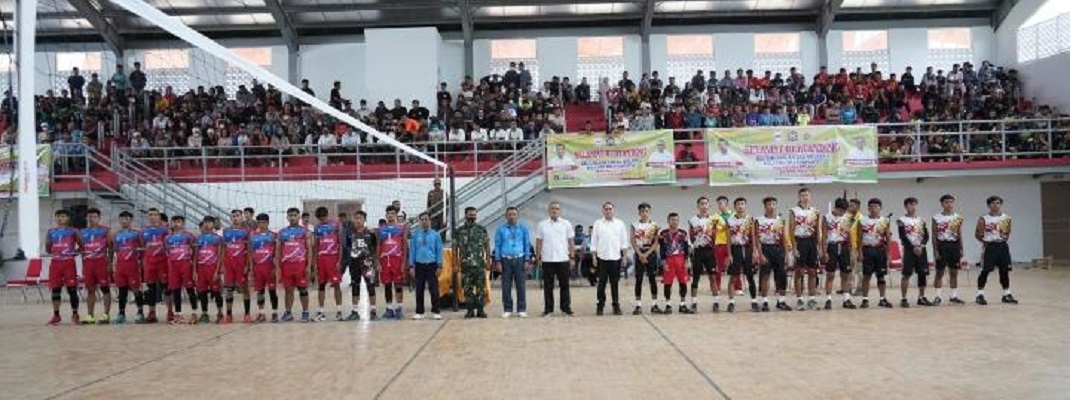 Turnamen Bola Voli Porwil III Sumut Dibuka