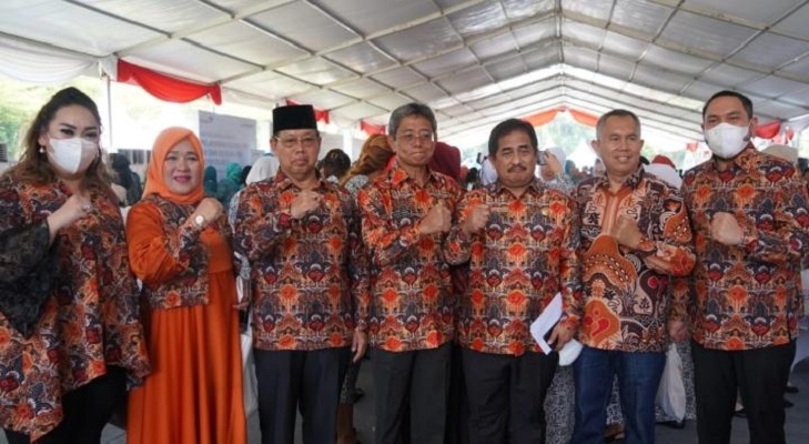 Bupati Pakpak Bharat Bersama Rombongan Menghadiri Peringatan Harganas 2022 di Medan