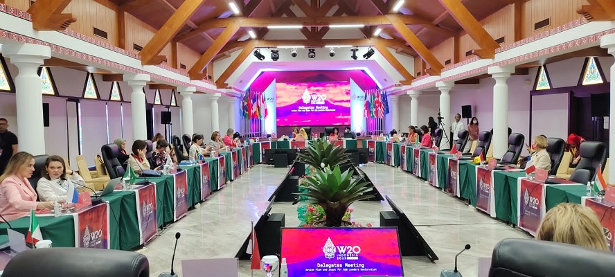 Polda Sumut Melaksanakan Pengamanan Kegiatan W20 di Hotel Niagara
