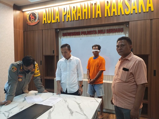 Sat Reskrim Polresta Deli Serdang Berhasil Amankan Pelaku Curas di Kecamatan Tanjung Morawa