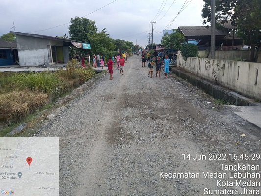 Berikan Kenyamanan Bagi Masyarakat, Jalan Rawe II Medan Deli Dipatching
