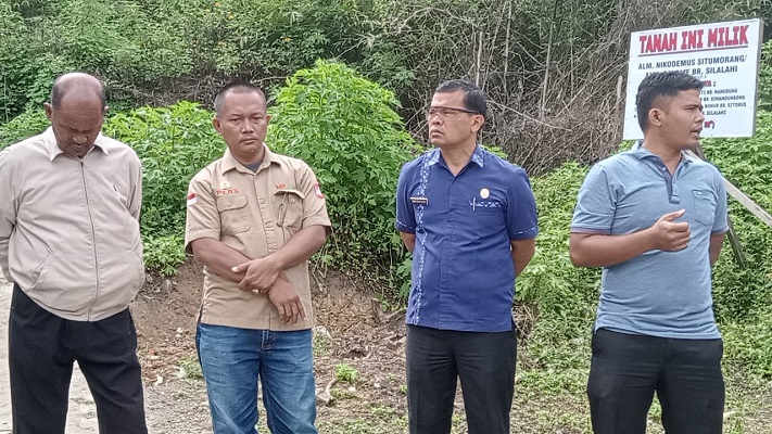 Diduga Ada Permainan Oknum Kepala Desa Pangombusan Tidak Dapat Menunjukkan Objek Perkara Tanah