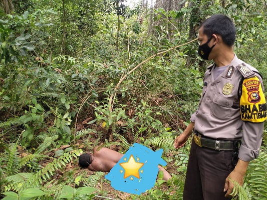 Seorang Pria Ditemukan Tidak Bernyawa di Kebun