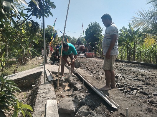 Tebal dan Lebar Jalan TMMD Harus Terukur
