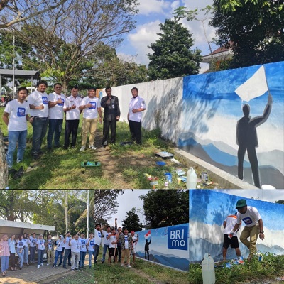 Waoo!!! Ada Lukisan Mural, Kawasan RTH Glenmore Kini Bisa Buat Wisata Selfie