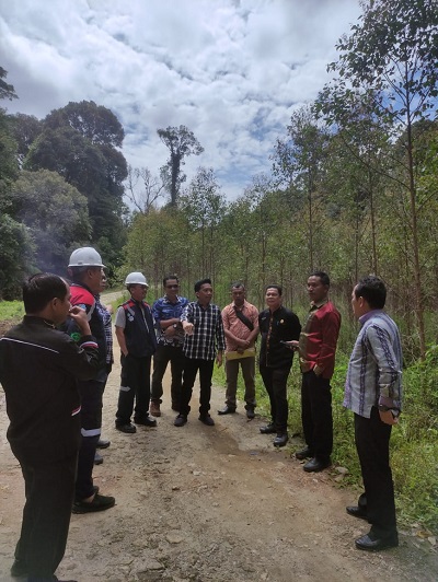 Guna Percepat Pelaksanaan Jalan Penghubung Kuta Jungak-Sigalingging, Bupati PB Menemui PT. TPL