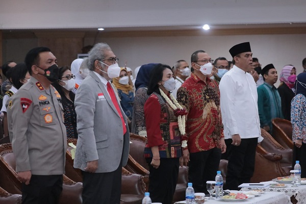 Kapolda Sumut Menghadiri Open Ceremony Forum Nasional Perlindungan Anak ke-V Tahun 2022