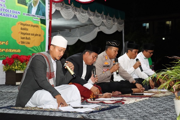 Polres Nias, GP ANSOR, dan Berkah Foundation serta Pemuda Muhammadiyah Gunungsitoli Gelar Dzikir dan Doa Bersama