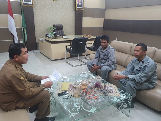 Bakamla Aceh Menemui Badan Kesbangpol Aceh