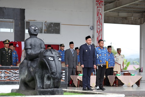 Bupati Pakpak Bharat Pimpin Upacara Hari Kesaktian Pancasila