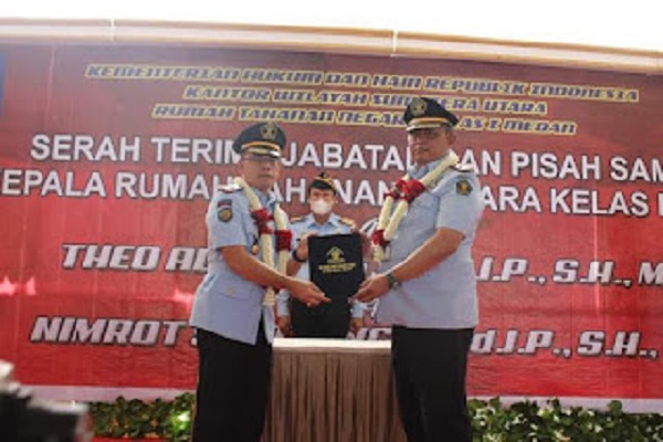 Kemenkumham RI Sumut Kepala Rutan Kelas 1 Medan Laksanakan Sertijab dan Pisah Sambut