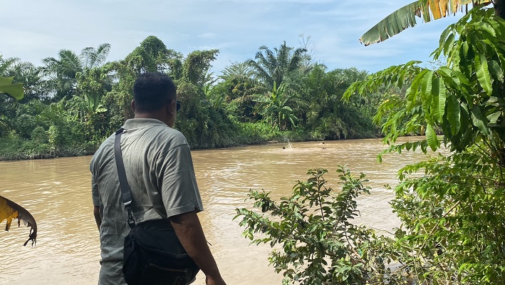 Polsek Percut Sei Tuan Gerebek Warung Dadu, Pemain Lompat Sungai