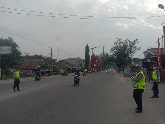 Hari ketiga Pasca Perayaan tahun Baru, Sat Lantas Polresta Deli Serdang Intensifkan Pelaksanaan Gatur Lalin