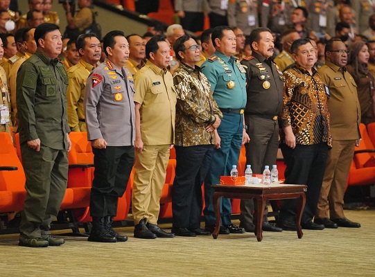 Kapolri di Rakornas Forkopimda Beri Pendampingan Penggunaan Anggaran ke Pemda Hingga Kawal Inflasi