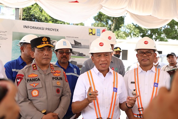Progres Pembangunan Venue F1H20 Danau Toba Ditinjau oleh Menpora, Kapolda Sumut dan Gubsu