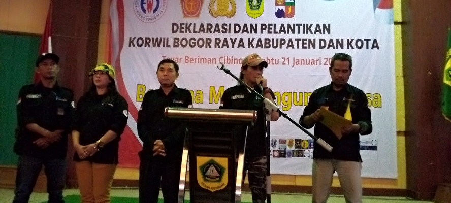Sekjen FWJ Indonesia Melantik Korwil Bogor Raya