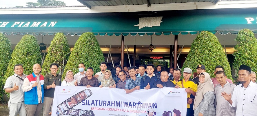 Silaturahmi Wartawan Bersama Pertamina Hulu Energi Siak Berlangsung Penuh Kekeluargaan