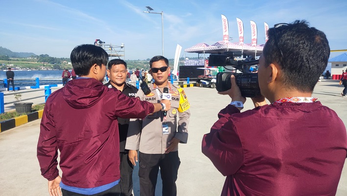 Puncak Event F1 Powerboat, Kabid Humas Poldasu dan Kodam IBB Siap Memberikan Pelayanan dan Pengamanan Terbaik