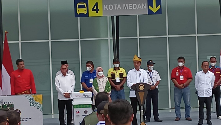 Terminal Amplas Medan Diresmikan Presiden RI, Diharapkan dapat Memberikan Kenyamanan dan Keamanan bagi Penumpang