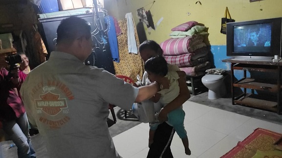 Anggota DPRD Medan Mengunjungi Bayi Stunting