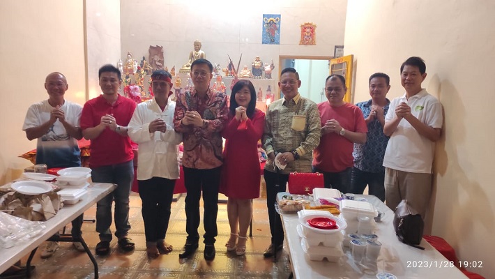 Ketua DPRD Medan Menghadiri Peresmian Vihara di Jalan Bambu