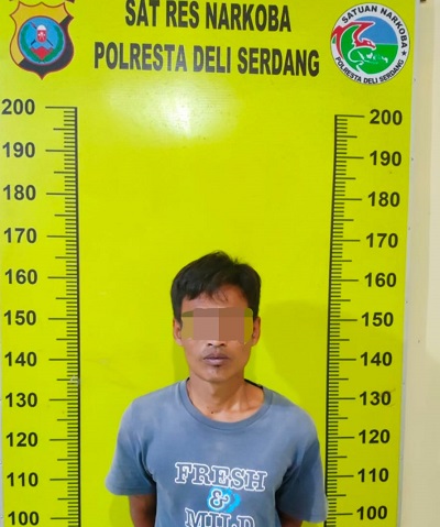 Tindaklanjuti Keresahan Warga Polresta Deli Serdang Amankan Pelaku Penyalahgunaan Narkotika