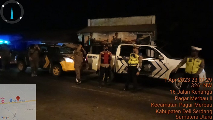 Kapolresta Deli Serdang Pimpin Apel Gabungan di Terminal Lubuk Pakam