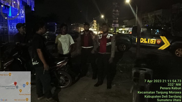 Polresta Deli Serdang Melaksanakan Patroli Sahur on The Road