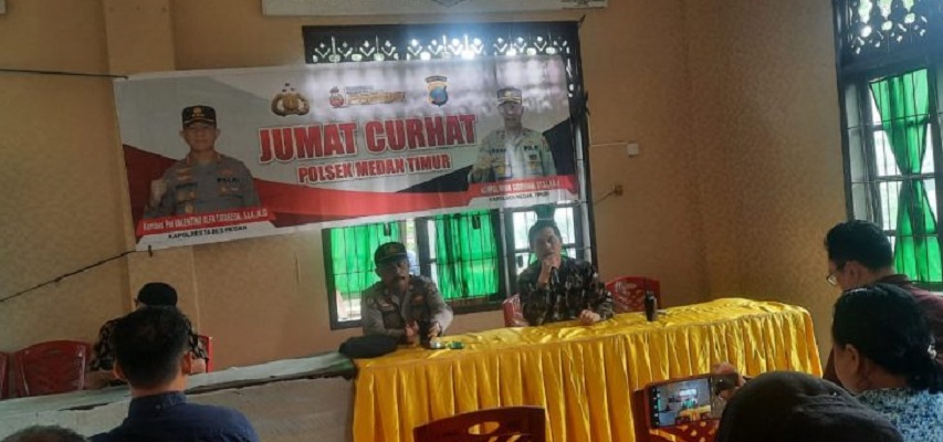 Polsek Medan Timur Menyambangi Warga