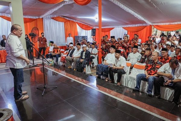 Sosialisasi 4 Pilar Kebangsaan, LaNyalla Mengajak Kader Pemuda Pancasila Kawal Inpres Nomor 2 Tahun 2023