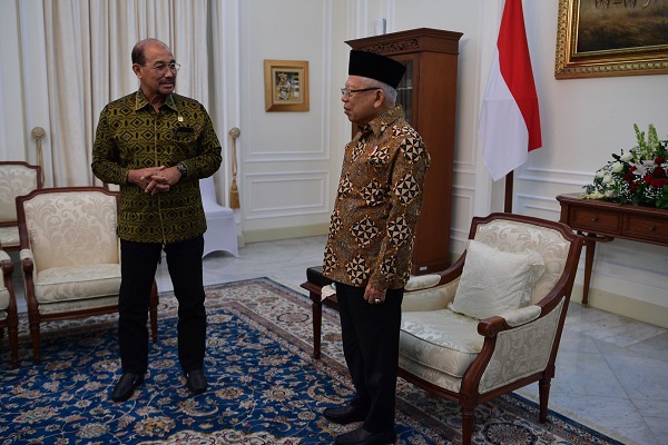 Jumpai Wapres, Nono Sampono Menyampaikan Hasil Kunker ke Rusia dan Qatar 