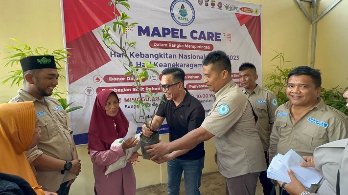 Kapolresta Deli Serdang Menghadiri Kegiatan Upaya Pelestarian Lingkungan di Desa Pisang Pala