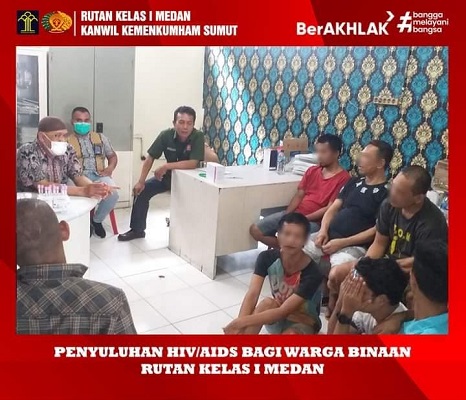 Penyuluhan HIV/AIDS untuk Warga Binaan Rutan Kelas I Medan