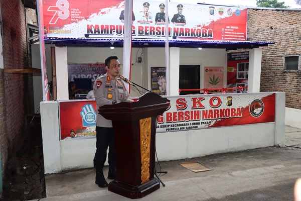 Forkopimda Kabupaten Deli Serdang Meresmikan Posko Kampung Bersinar di Lubuk Pakam