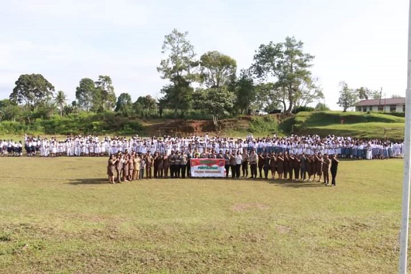 Polres Simalungun Menggelar Wasbang Program Quick Wins Presisi di SMA Swasta GKPS 1 Pamatang Raya