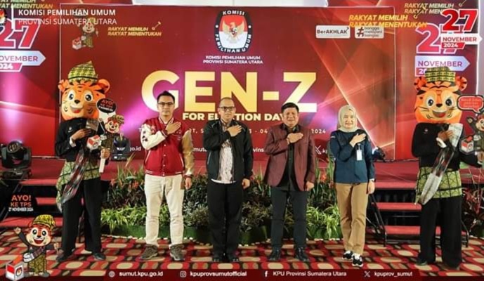 KPU Sumut Mengadakan Kegiatan Sosdiklih Gen Z