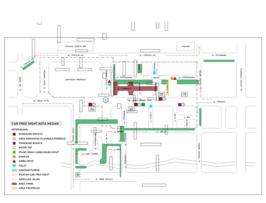 Car Free Night, Pemko Medan Gelar Rekayasa Lalu Lintas